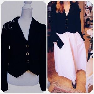 SALE: Marc by Marc Jacobs Black Rayon Blazer, L